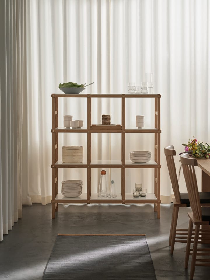 Frame hylly korkea, Tammi-valkoinen Design House Stockholm
