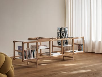 Frame hylly matala - Tammi-valkoinen - Design House Stockholm