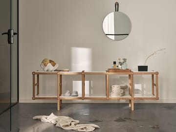 Frame hylly matala - Tammi-valkoinen - Design House Stockholm