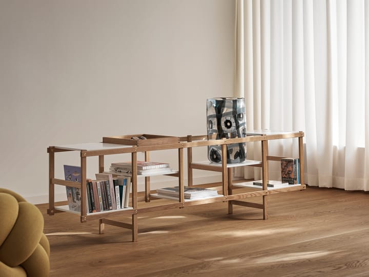 Frame hylly matala, Tammi-valkoinen Design House Stockholm