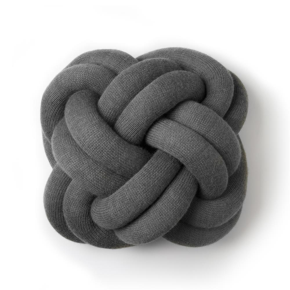 Design House Stockholm Knot tyyny harmaa | Skandinaavinen Sisustus | Tyynyt | Harmaa