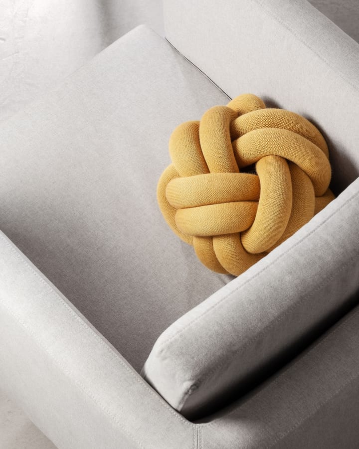 Knot tyyny, keltainen Design House Stockholm