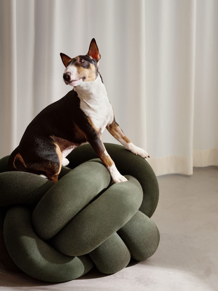Knot tyyny XL, Forest Green Design House Stockholm