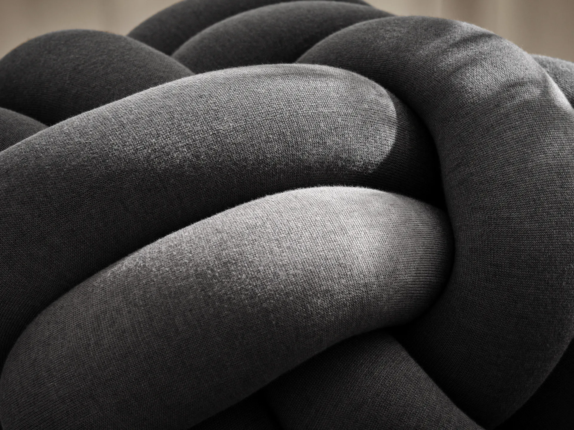 Knot tyyny XL, Grey Design House Stockholm