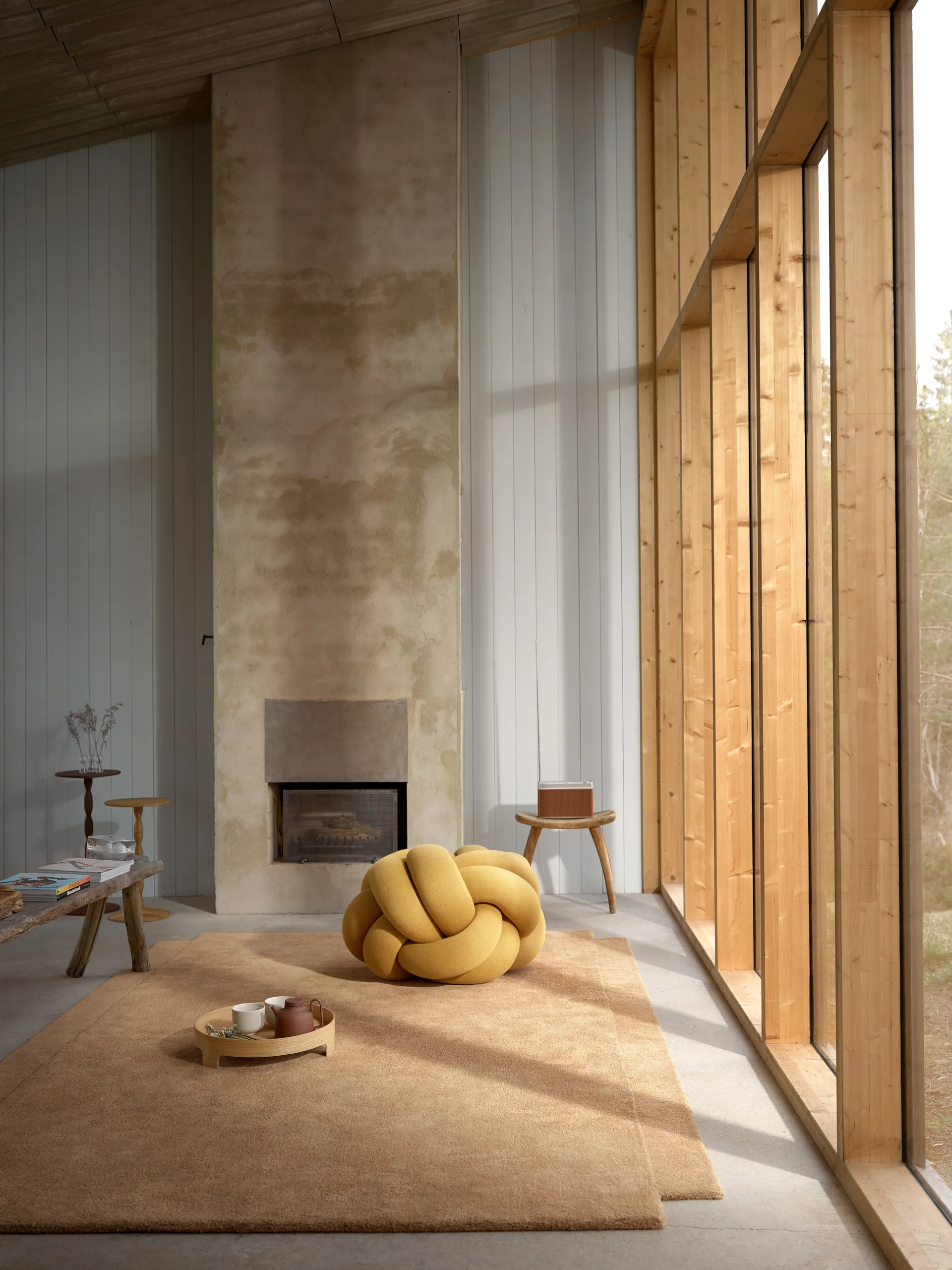 Knot tyyny XL, Yellow Design House Stockholm