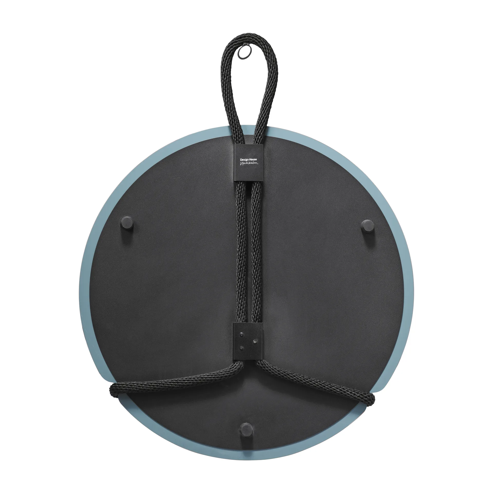 Lasso peili pyöreä, Kirkas-musta Design House Stockholm