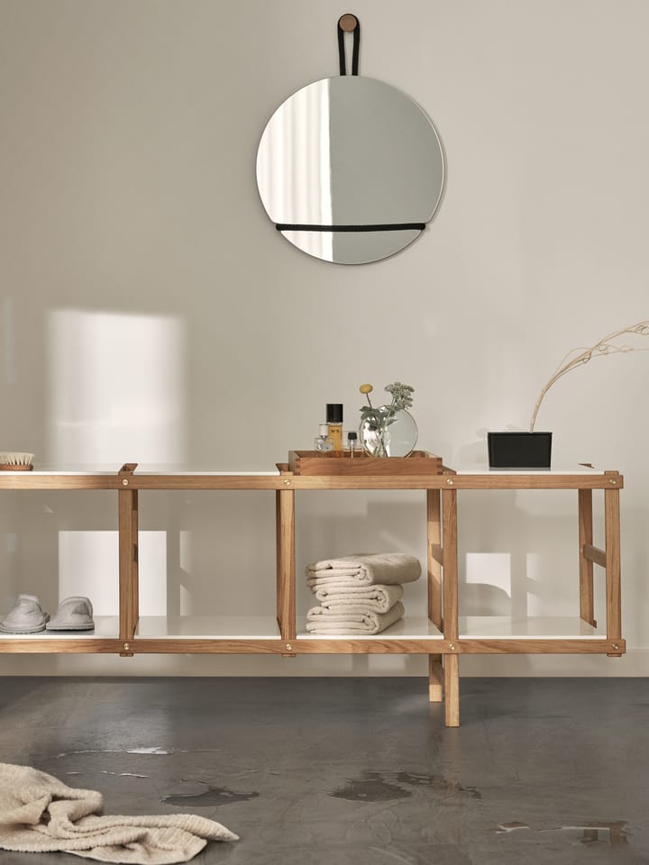 Lasso peili pyöreä, Kirkas-musta Design House Stockholm