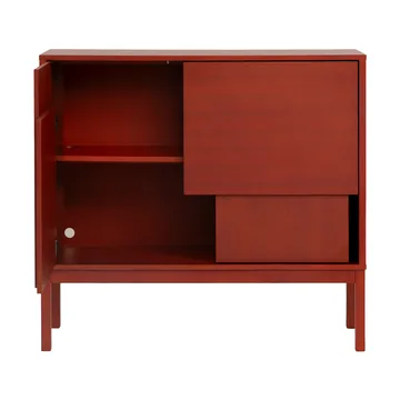 Layer senkki - Red, 120x110, jaloilla - Design House Stockholm