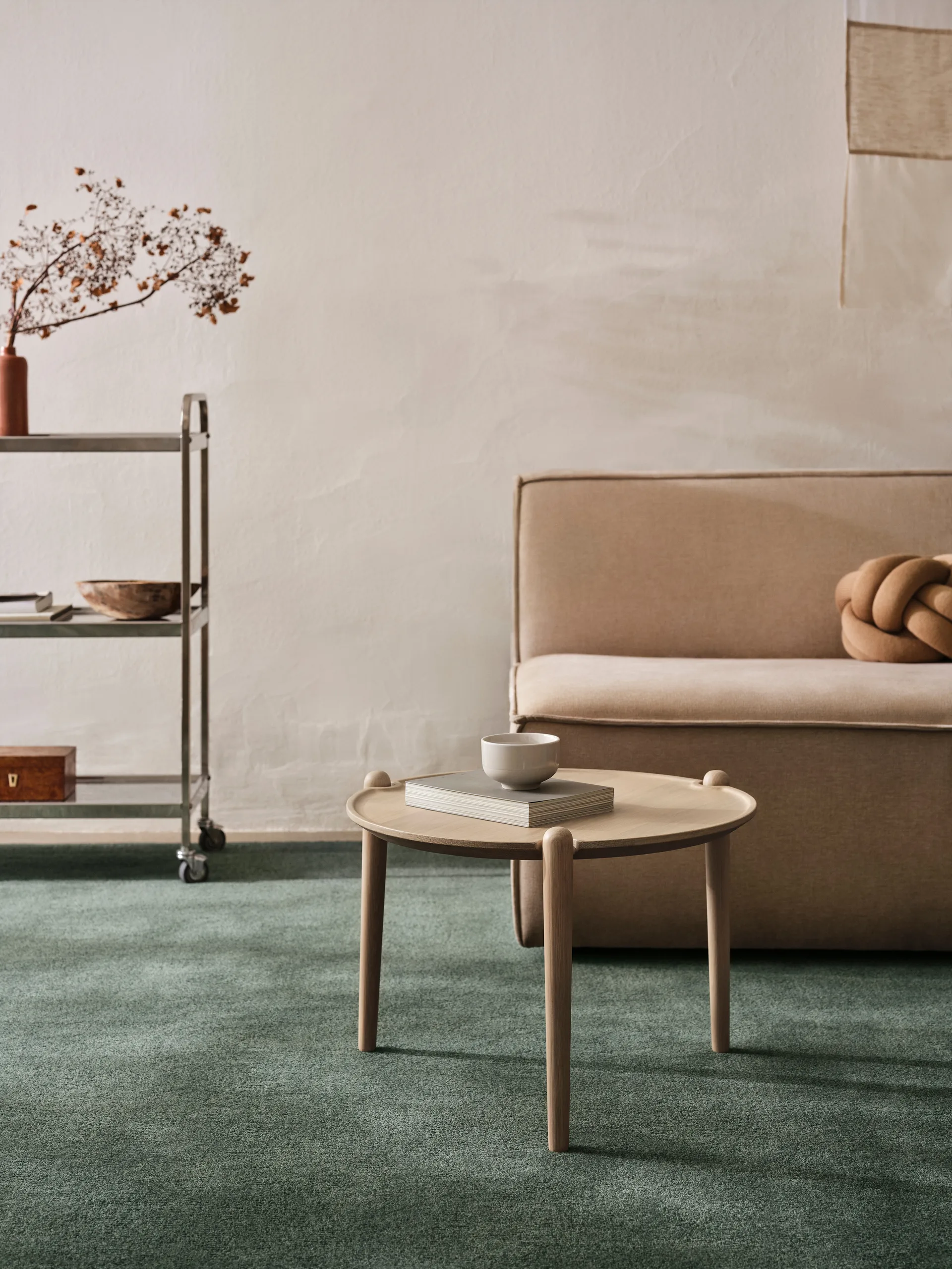 Level matto, 200x300 cm green Design House Stockholm