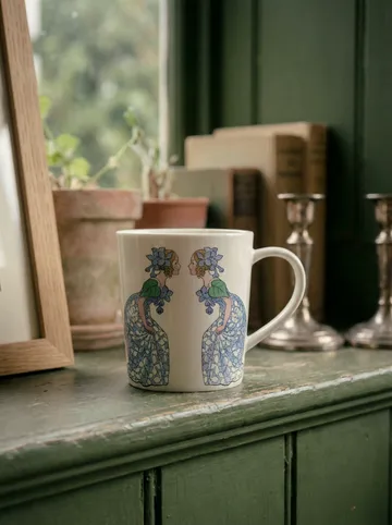 Lila muki - 40 cl, kahvalla - Design House Stockholm