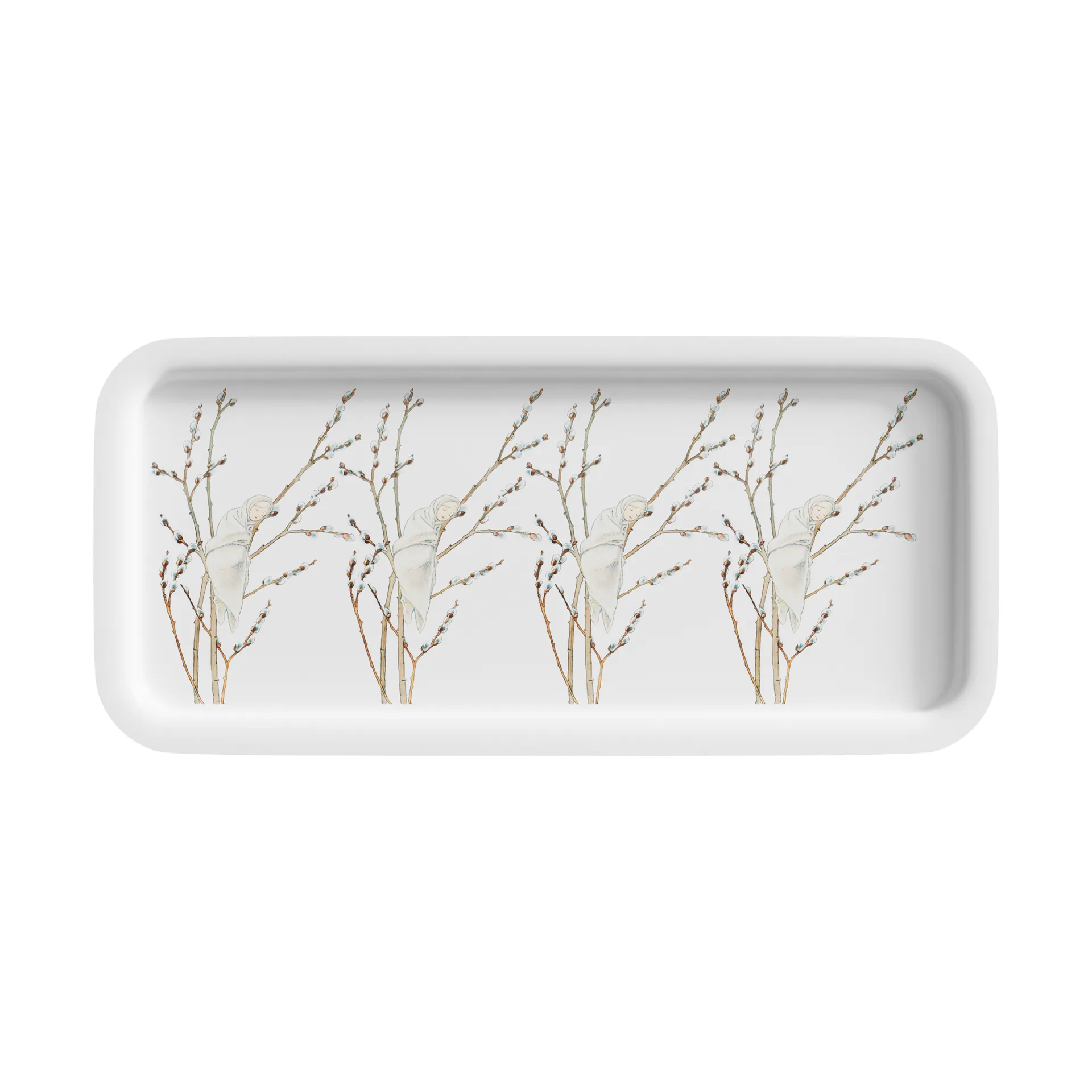 Little Willow -tarjotin 28 x 13 cm, Valkoinen Design House Stockholm