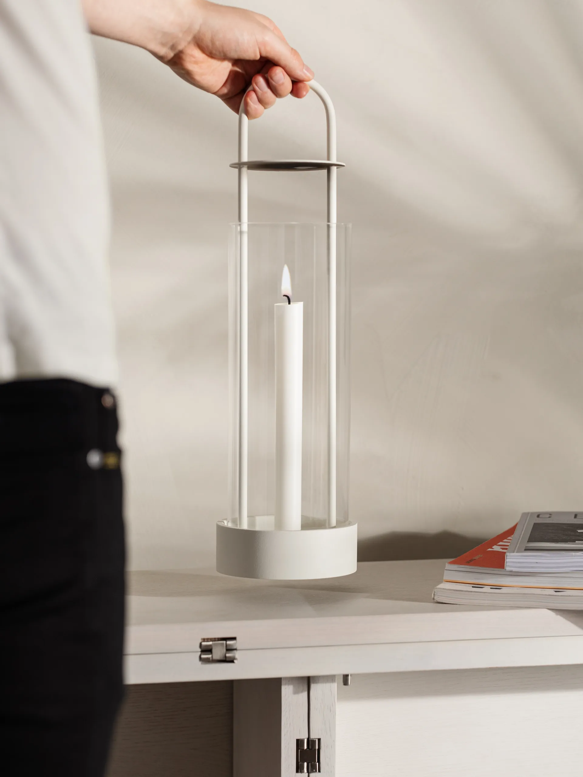 Lotus myrskylyhty, valkoinen Design House Stockholm