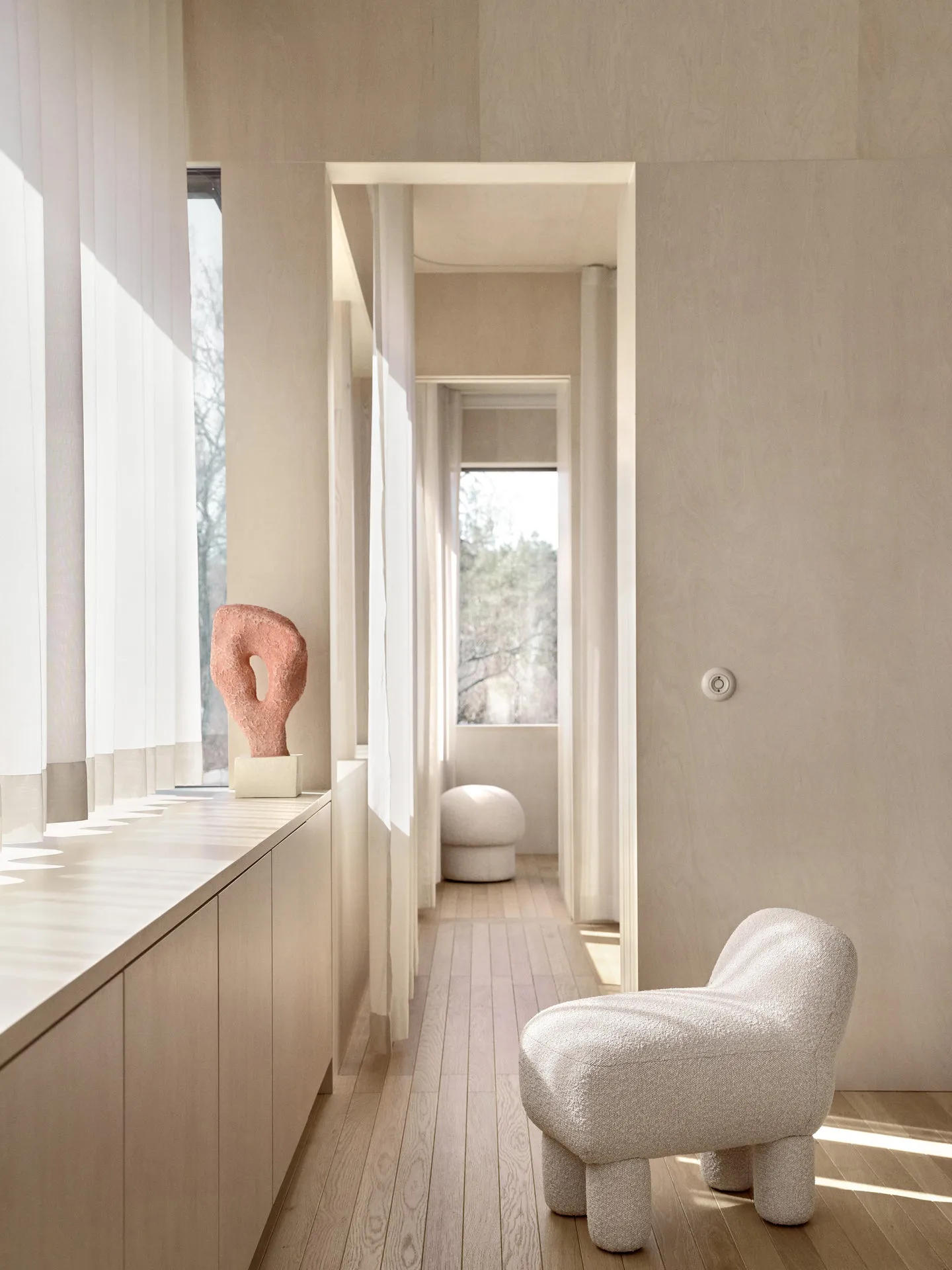 Lulu istuinrahi 36 x 65 cm, Cream Design House Stockholm