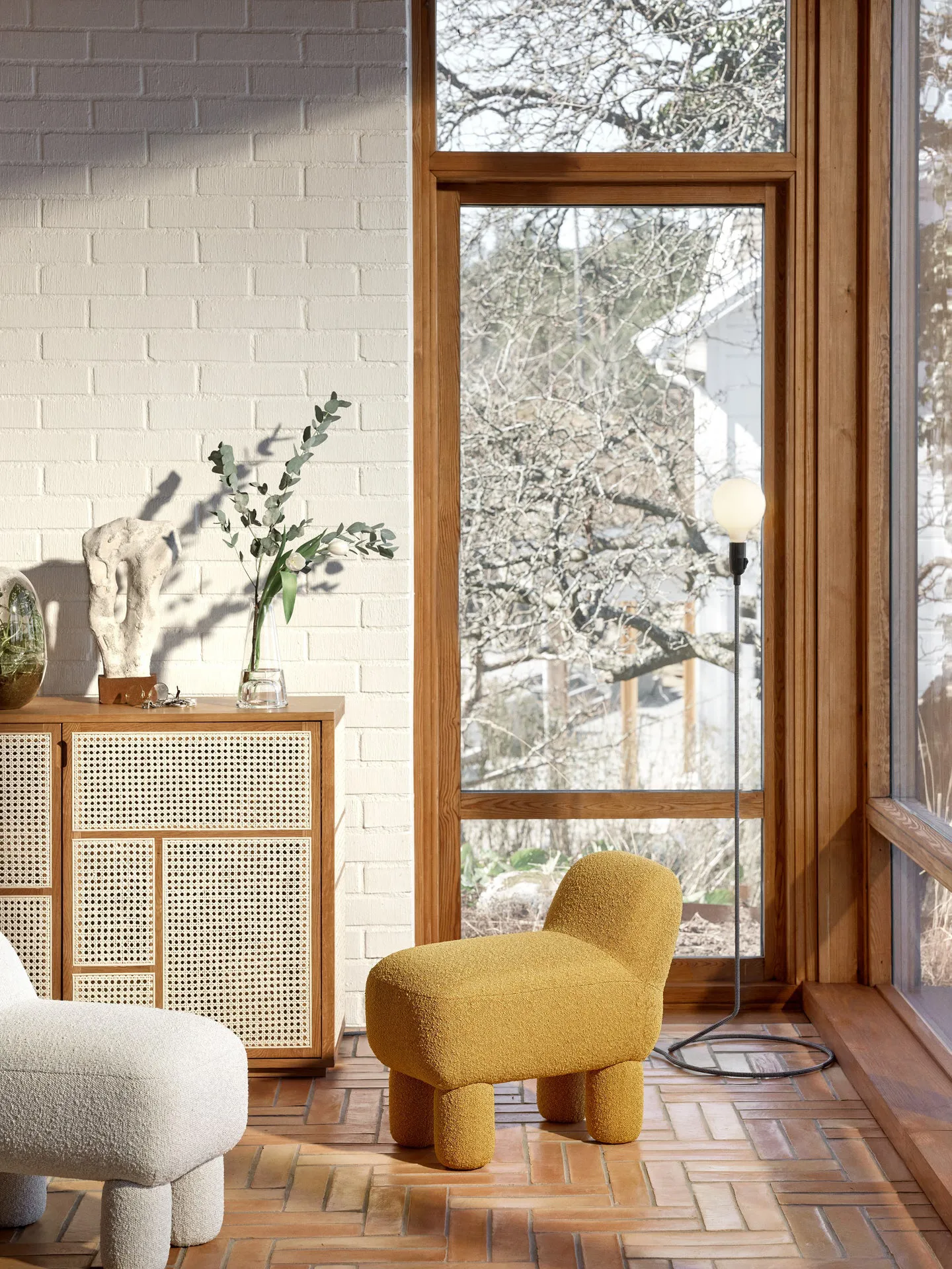 Lulu istuinrahi 36 x 65 cm, Yellow Design House Stockholm