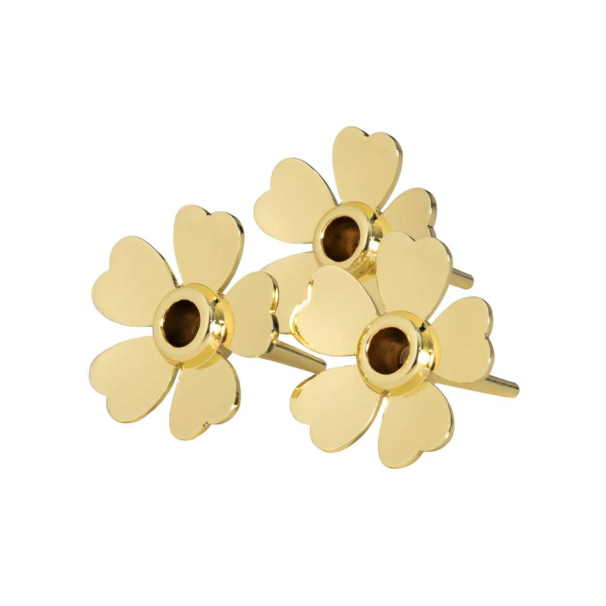 Design House Stockholm Me to You -kynttilänjalka 3-pakkaus Kulta