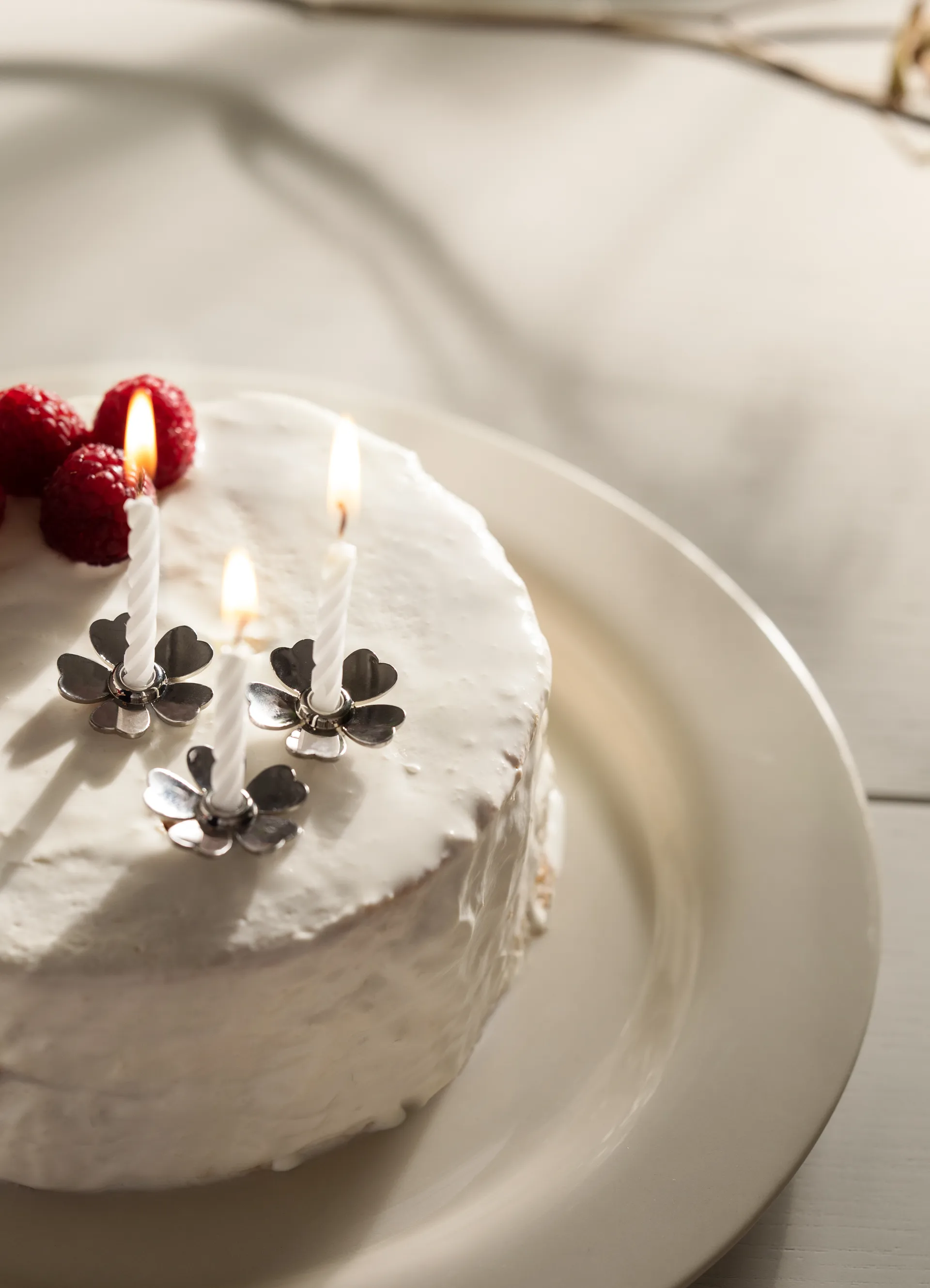 Me to You -kynttilänjalka 3-pakkaus, Nikkeli Design House Stockholm