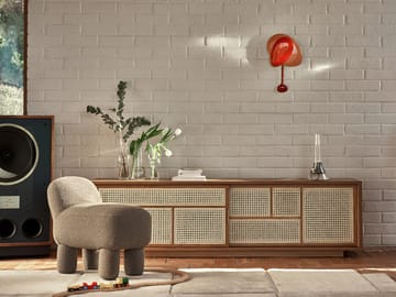 Mellow Clock seinäkello - Red - Design House Stockholm