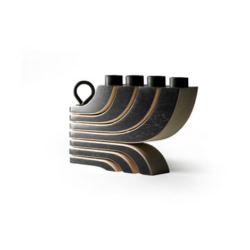 Nordic light kynttilänjalka, 4-haarainen - musta - Design House Stockholm