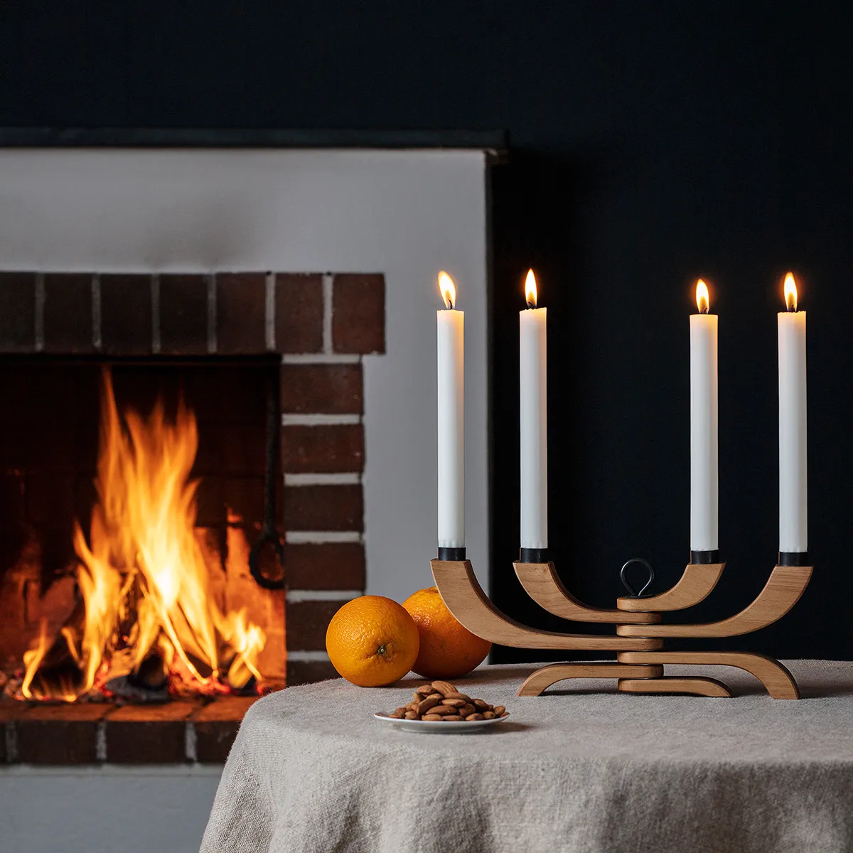 Nordic light kynttilänjalka, 4-haarainen, Tammi Design House Stockholm