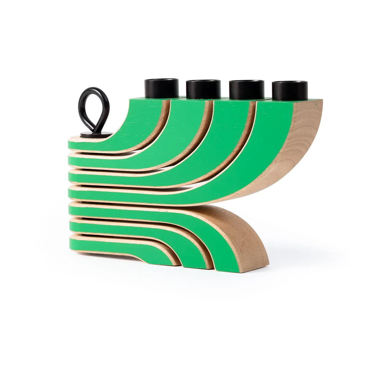 Design House Stockholm Nordic light kynttilänjalka, 4-haarainen Vihreä