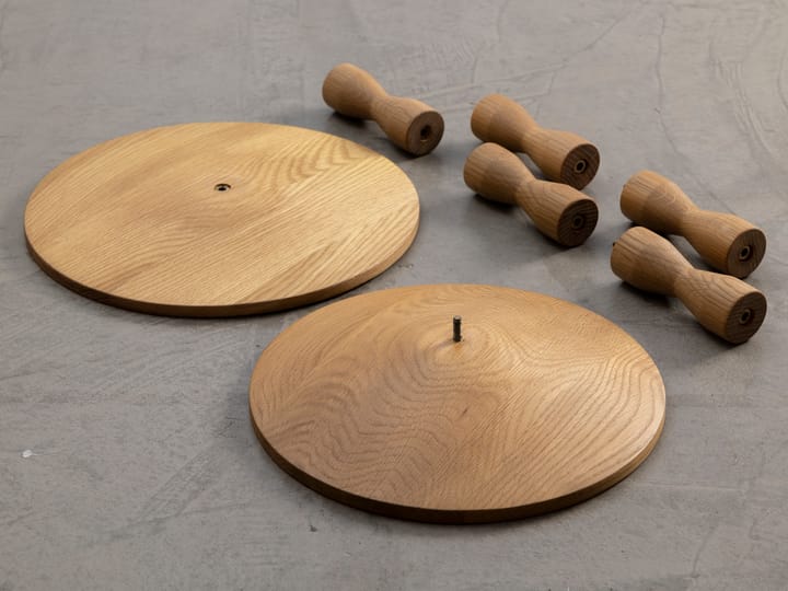 Pedestal pöytä Ø 31 x 67,5 cm, Oak Design House Stockholm