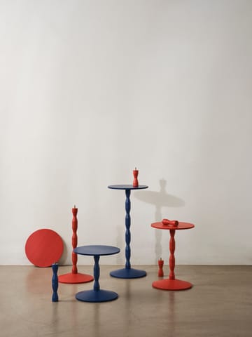 Pedestal pöytä Ø 31 x 67,5 cm - Punainen - Design House Stockholm