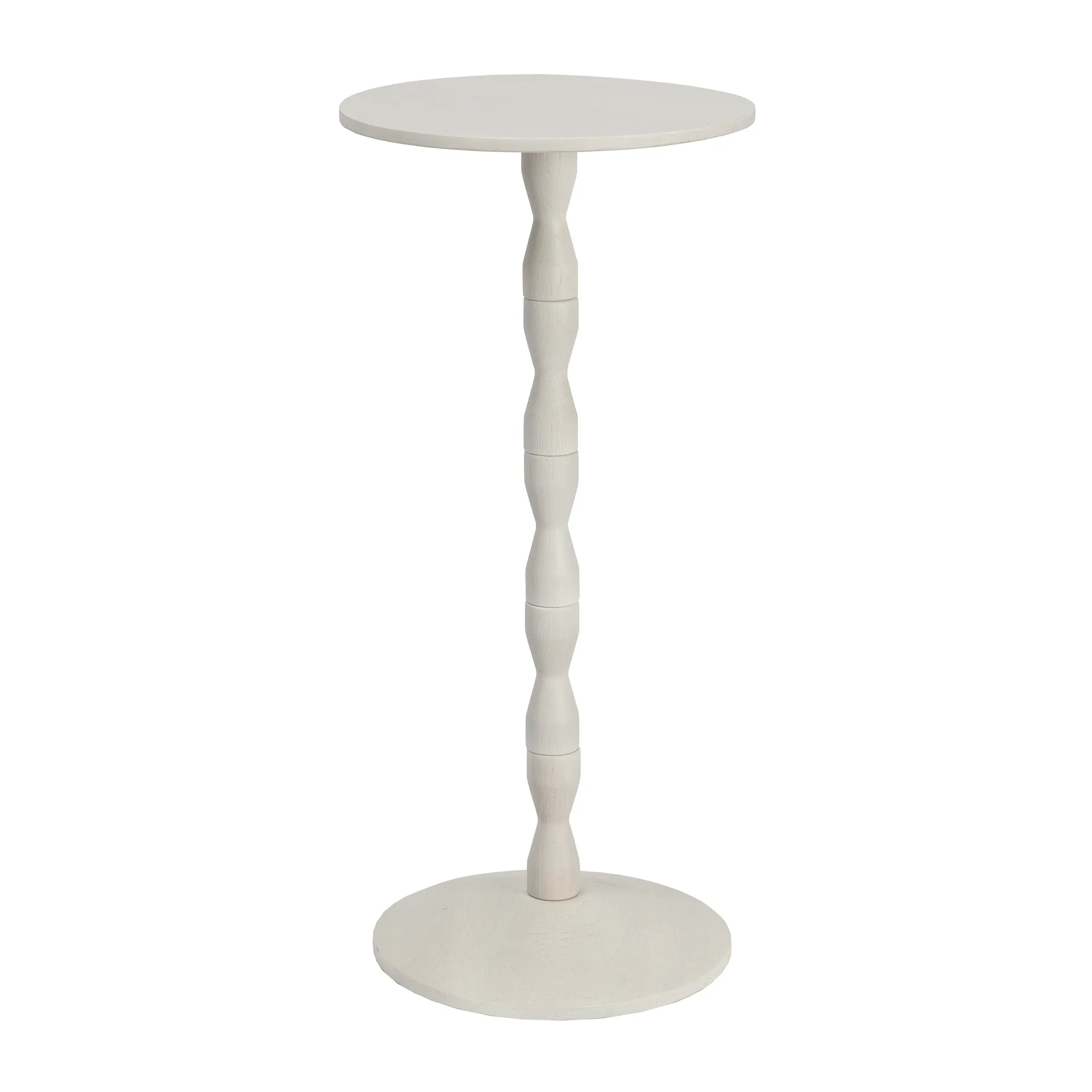 Pedestal pöytä Ø 31 x 67,5 cm, Stained white grey Design House Stockholm
