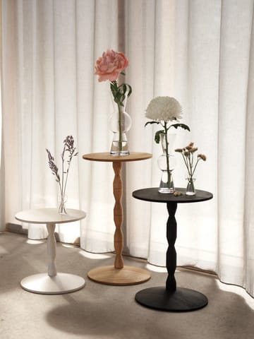 Pedestal pöytä Ø 31 x 67,5 cm - Stained white grey - Design House Stockholm