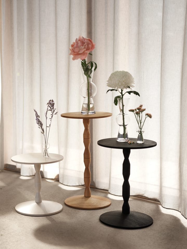 Pedestal pöytä Ø 31 x 67,5 cm, Stained white grey Design House Stockholm