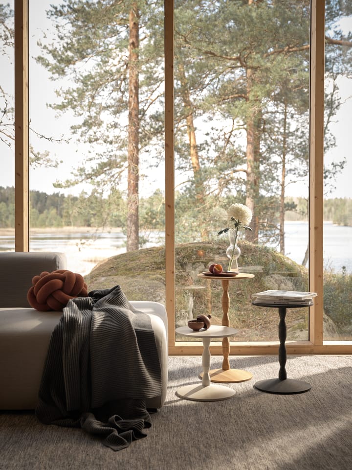 Pedestal pöytä Ø 31 x 67,5 cm, Stained white grey Design House Stockholm