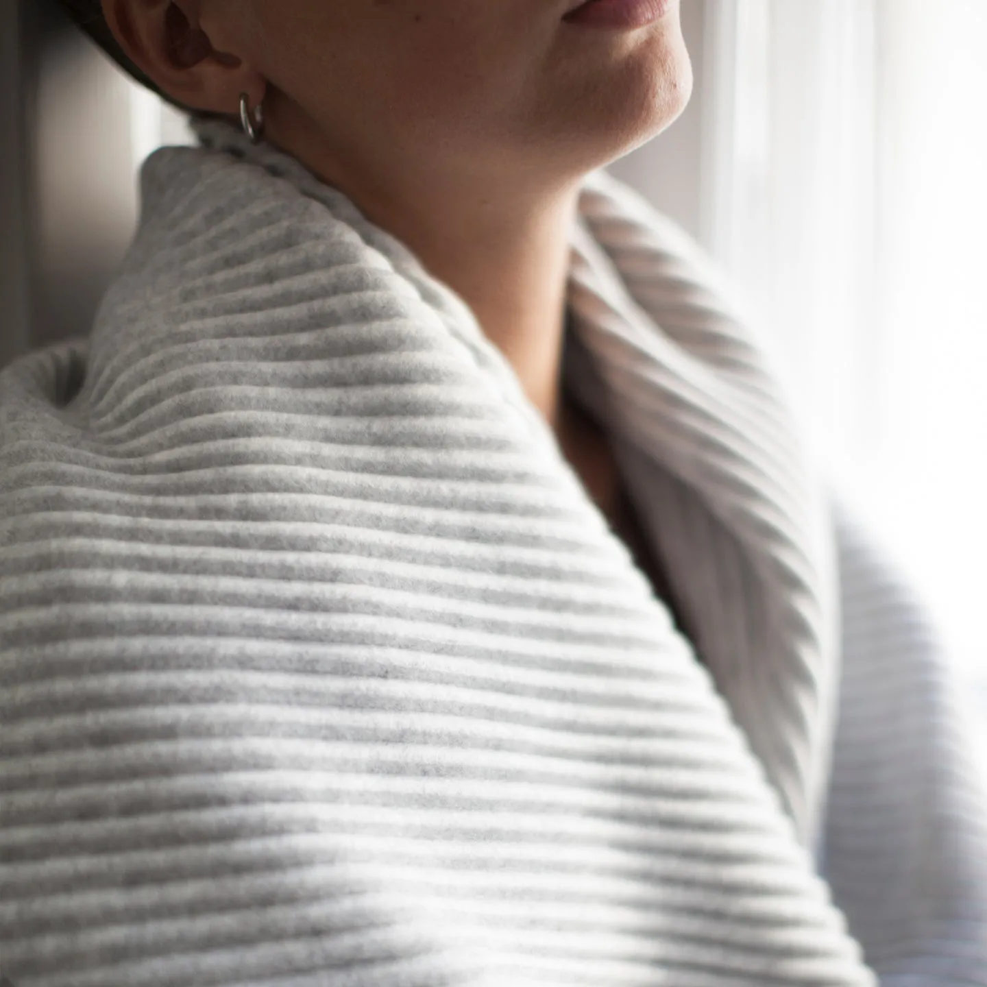 Pleece huopa 140 x 160 cm, Vaaleanharmaa Design House Stockholm