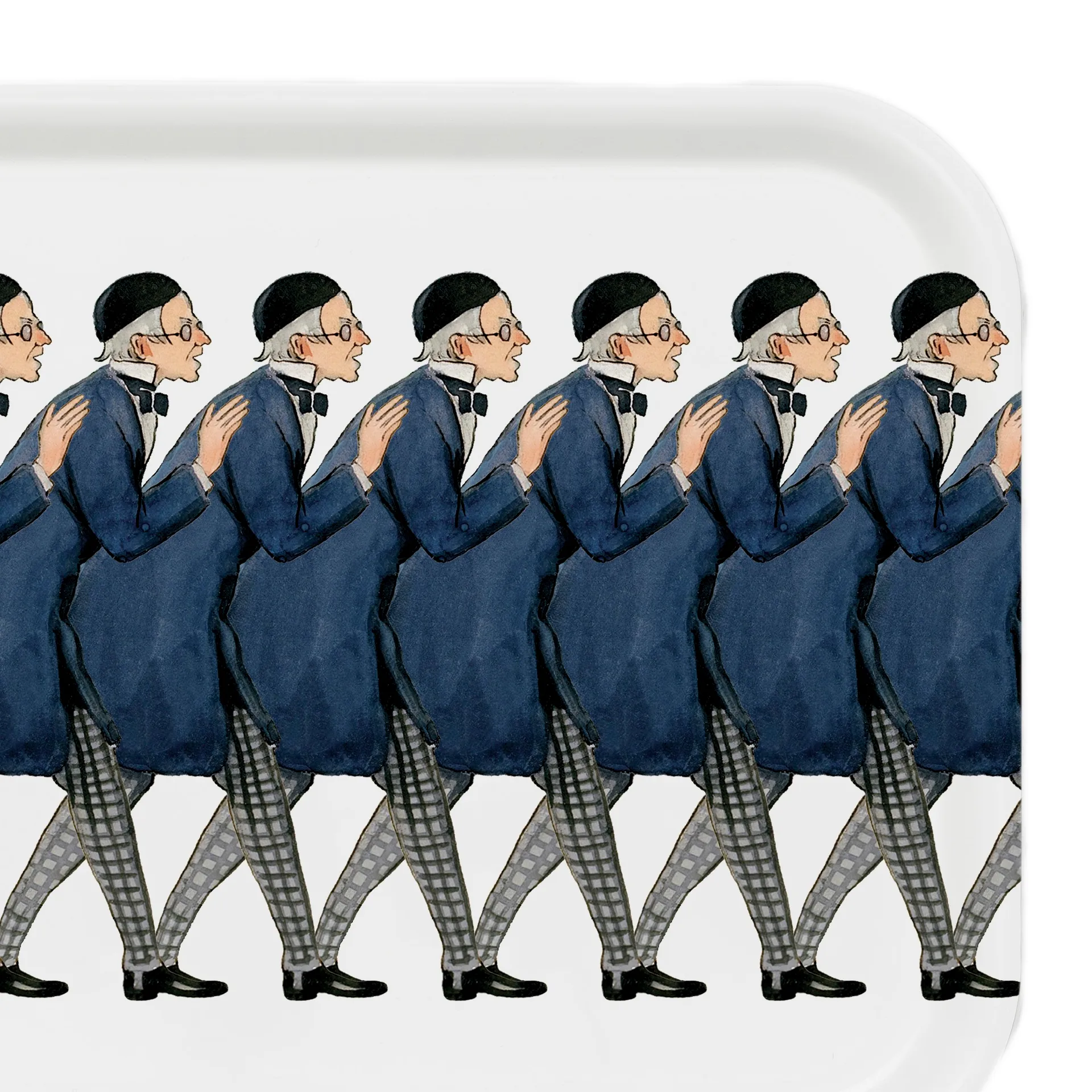 Setä Sininen -tarjotin neliö, 27x20 cm Design House Stockholm