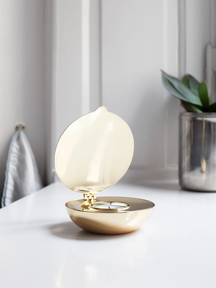 Shell kynttilälyhty, messinki Design House Stockholm