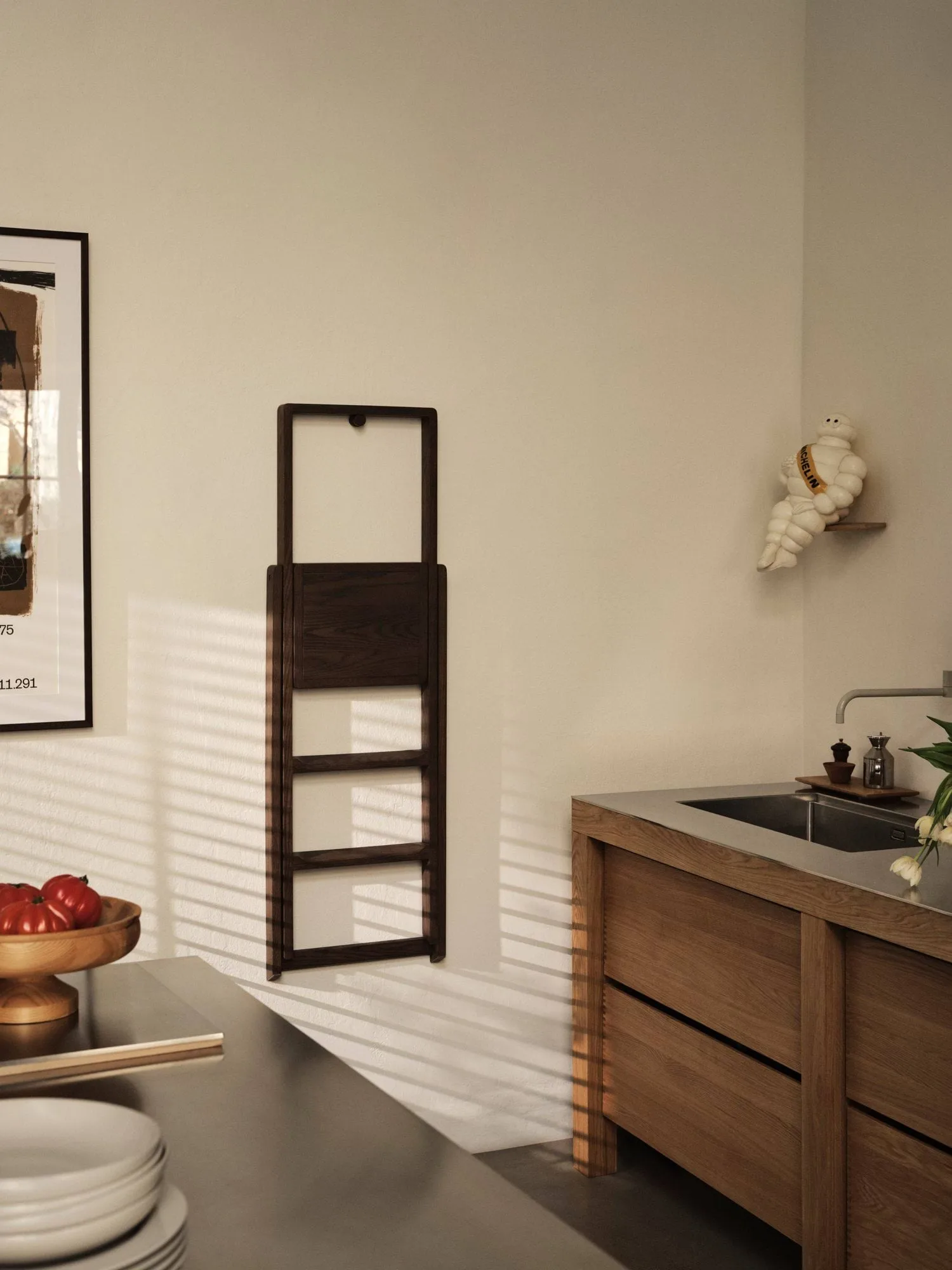 Step sisustustikkaat, Dark oak Design House Stockholm