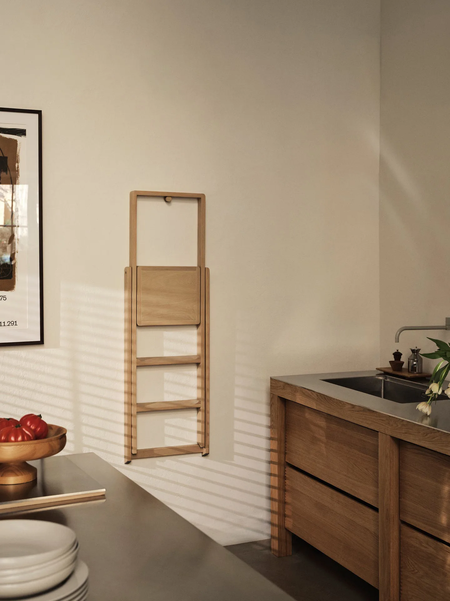 Step sisustustikkaat, Light oak Design House Stockholm