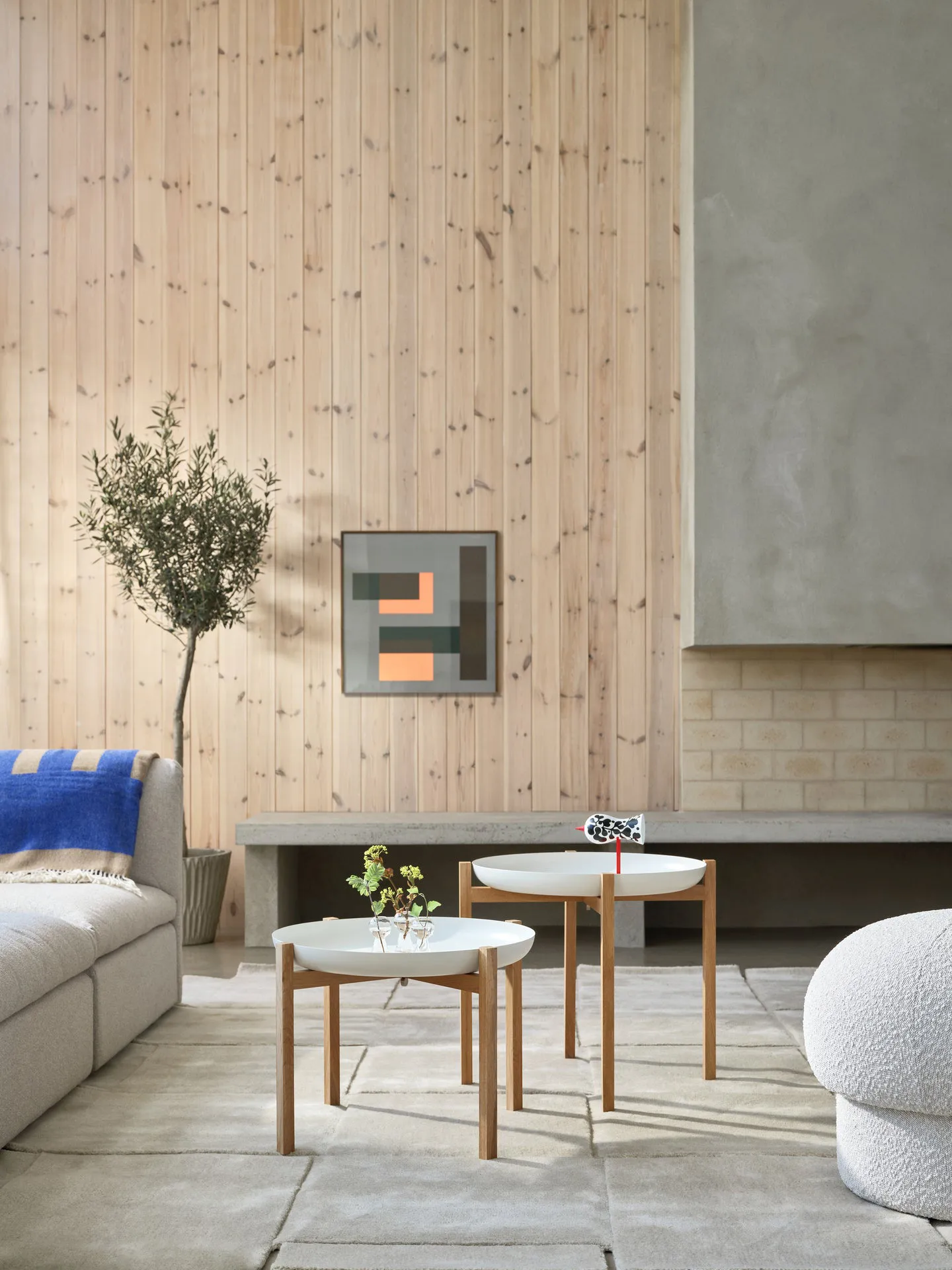 Tablo Table Set sivupöytä, High white Design House Stockholm