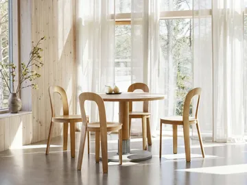 Tock Table ruokapöytä - Tammi, Ø110x76 cm - Design House Stockholm
