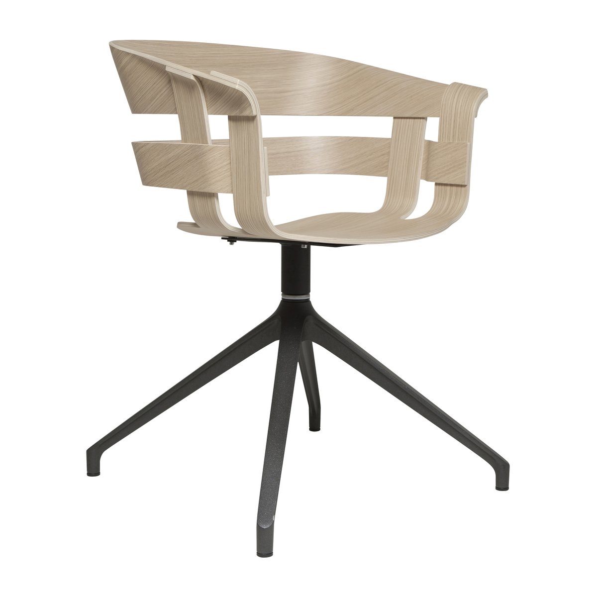 Design House Stockholm Wick Chair toimistotuoli taami-harmaat metallijalat