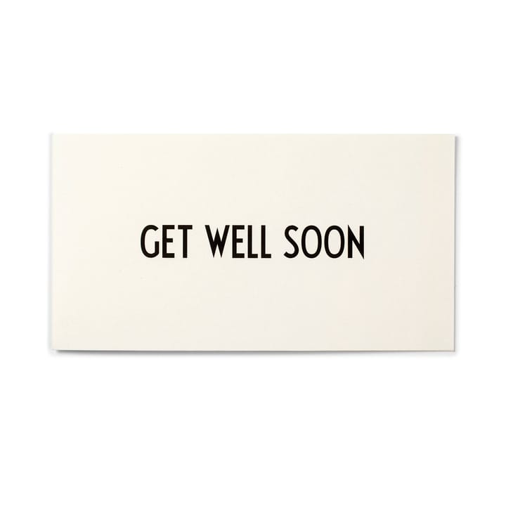 AJ Vintage ABC kortti - Get well soon - Design Letters