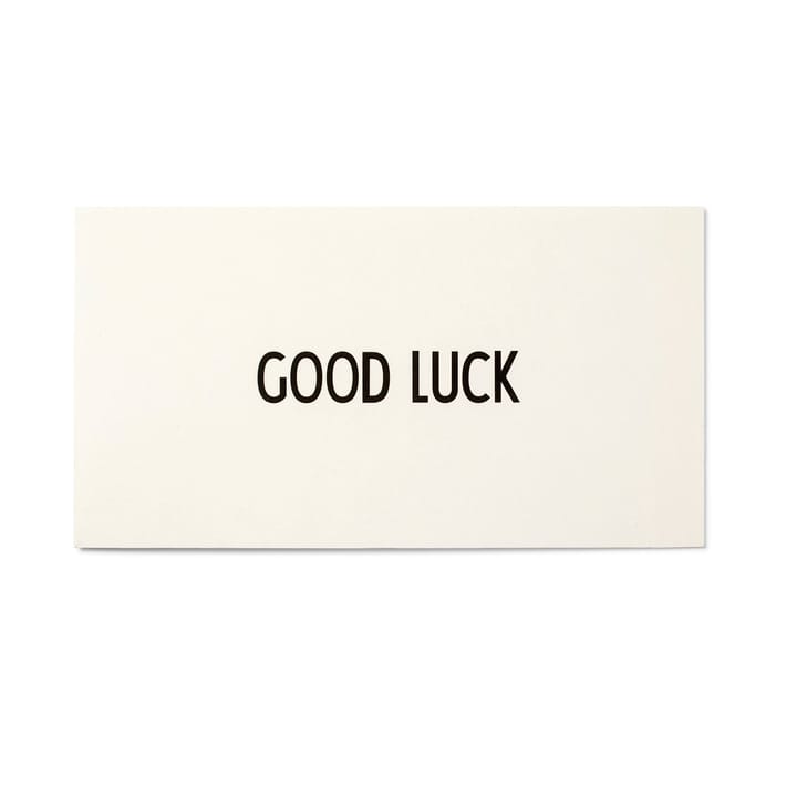 AJ Vintage ABC kortti - Good Luck - Design Letters