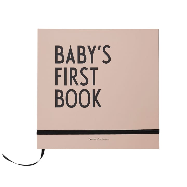 Design Letters Baby's First Book kirja - nude - Design Letters