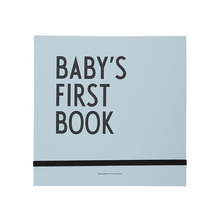 Design Letters Baby's First Book kirja - Sininen - Design Letters
