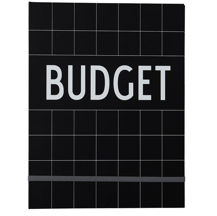 Design Letters budget-kirja - Musta - Design Letters