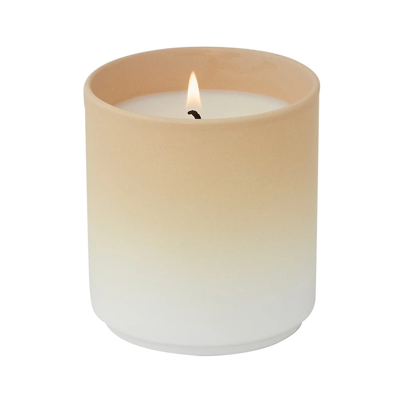 Design Letters dip dye tuoksukynttilä Ø8 cm, Beige Design Letters