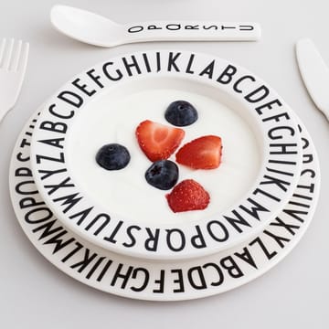 Design Letters Eat & Learn Premium -lahjasetti - Vihreä-valkoinen - Design Letters