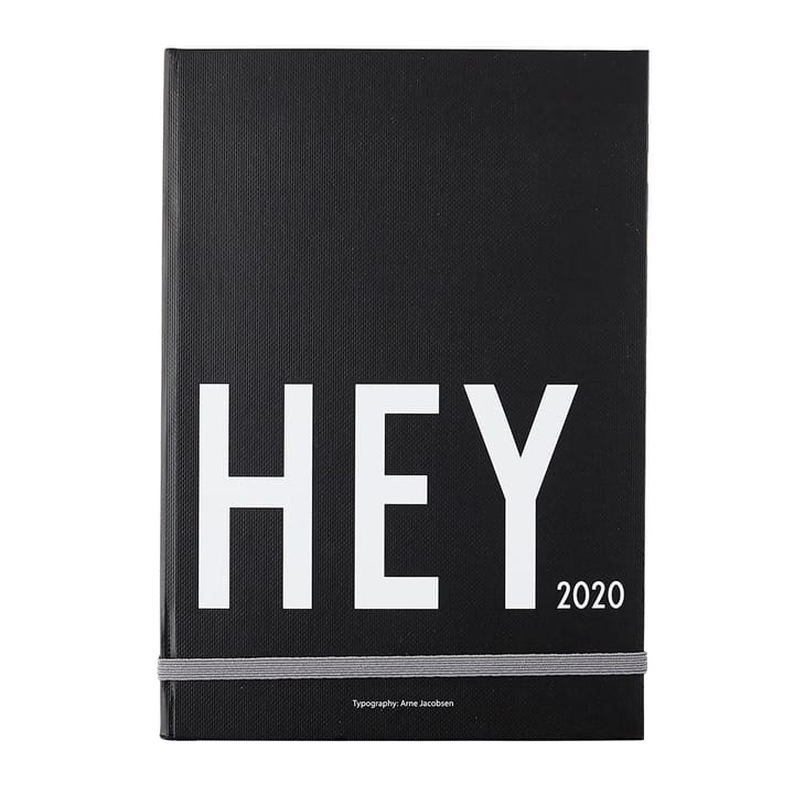 Design Letters -kalenteri, 2020, Musta Design Letters
