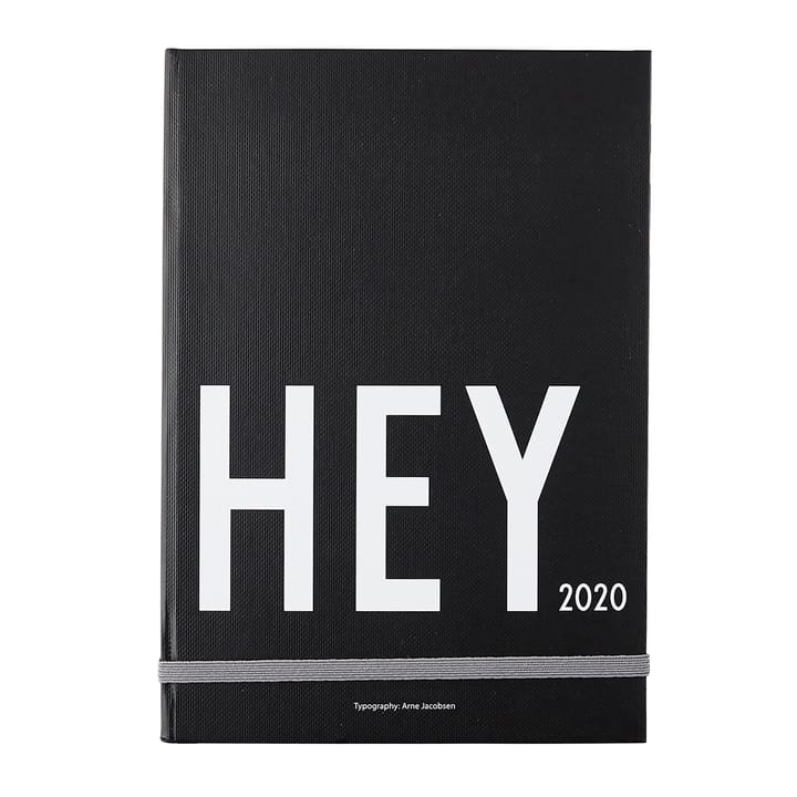 Design Letters -kalenteri, 2020 - Musta - Design Letters