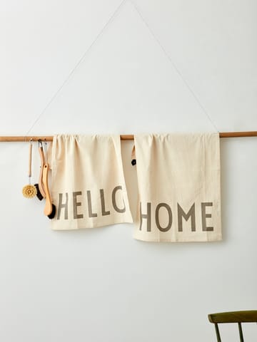 Design Letters keittiöpyyhe suosikki 2 osaa - Hello-home-off white - Design Letters
