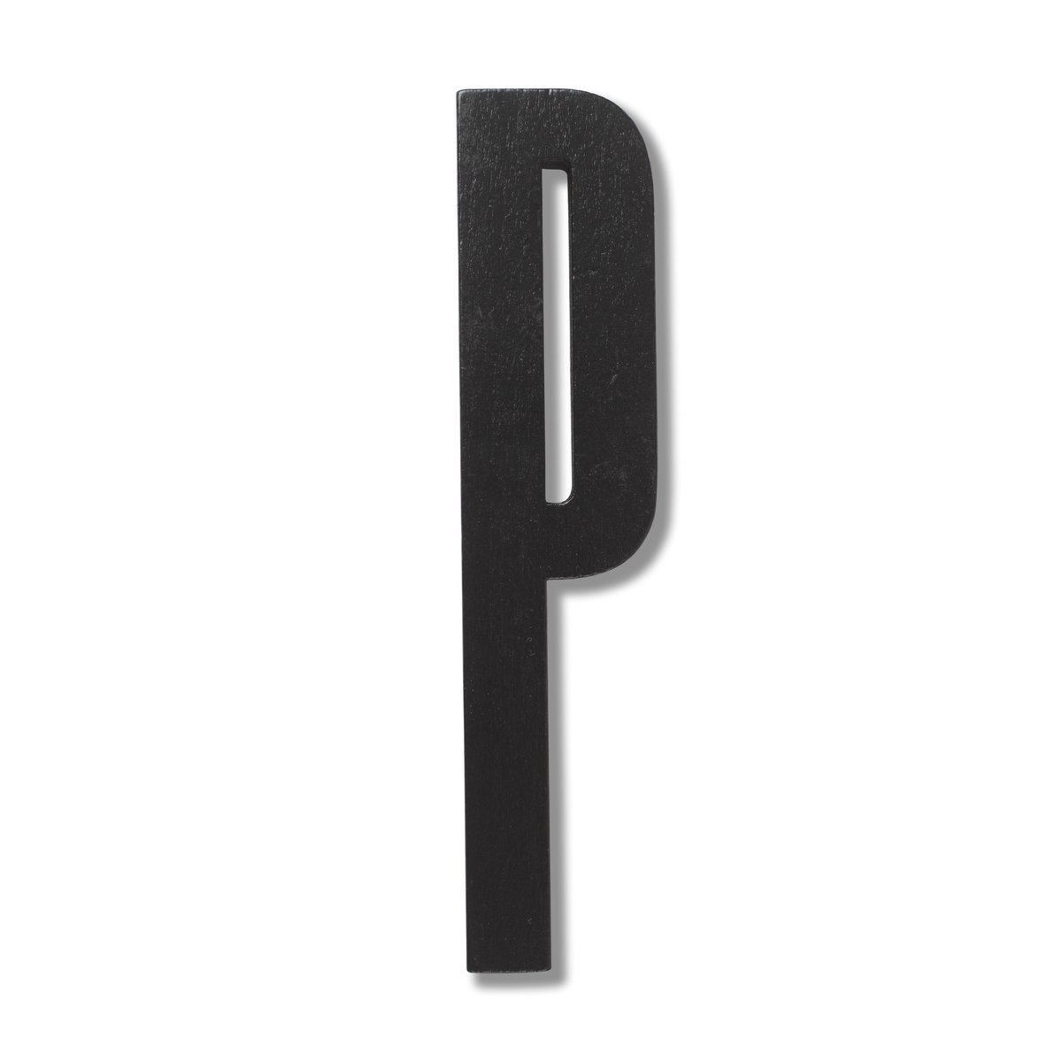 Design Letters -kirjain P | Skandinaavinen Sisustus | Lastenhuoneen sisustus | Musta