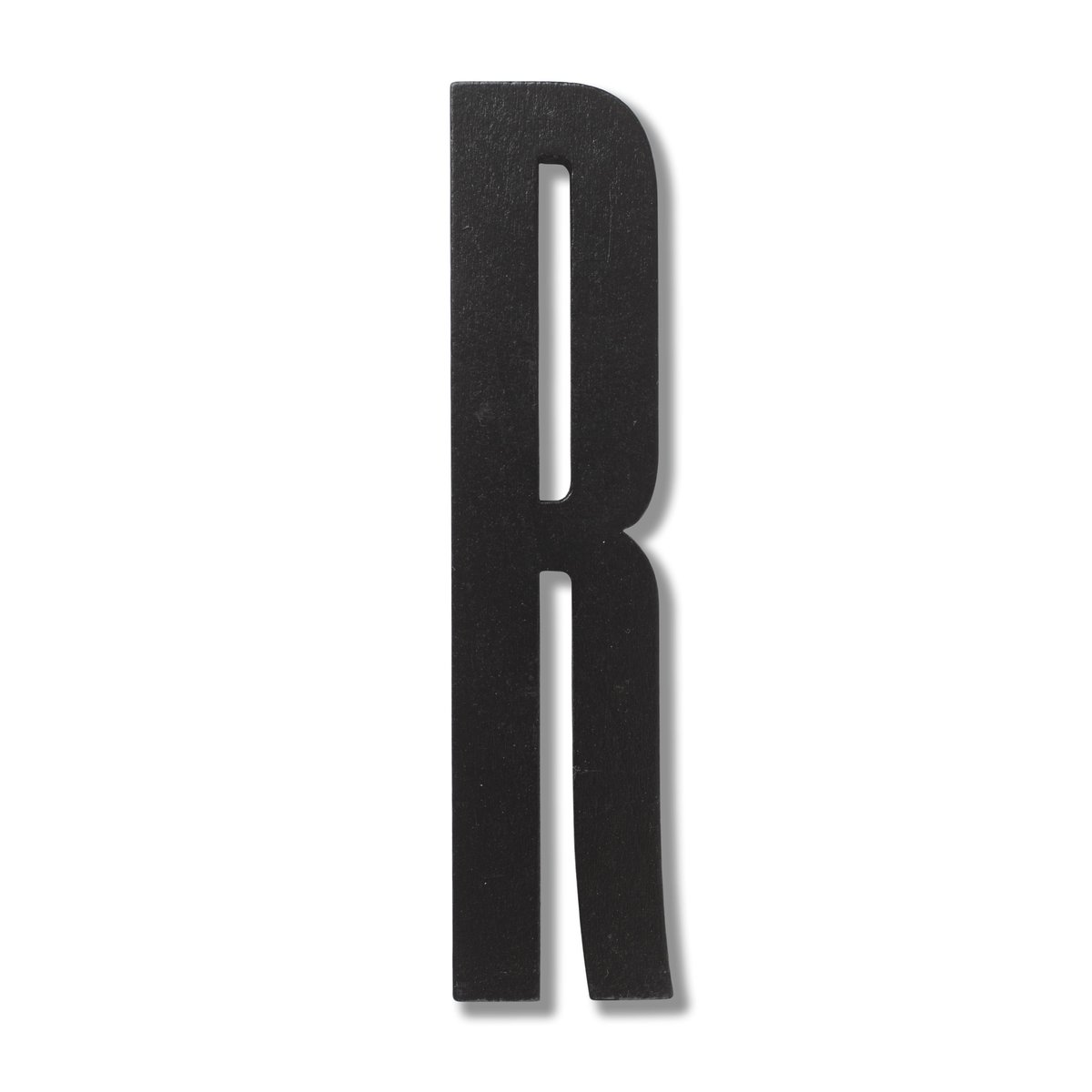 Design Letters -kirjain R | Skandinaavinen Sisustus | Lastenhuoneen sisustus | Musta
